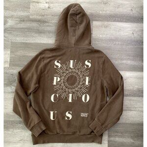 Suspicious Antwerp Cotton Sweatshirt Skull Dream World IV Brown Hoody RARE Large